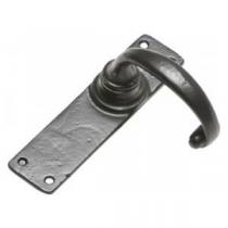 Plain Smooth Backplate Curled Lever Handle